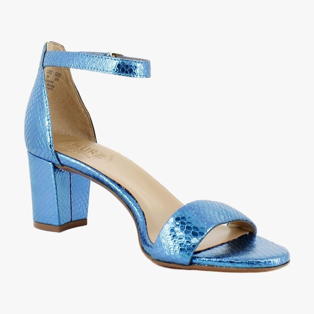 Naturalizer Vera Light Blue Metallic Snake